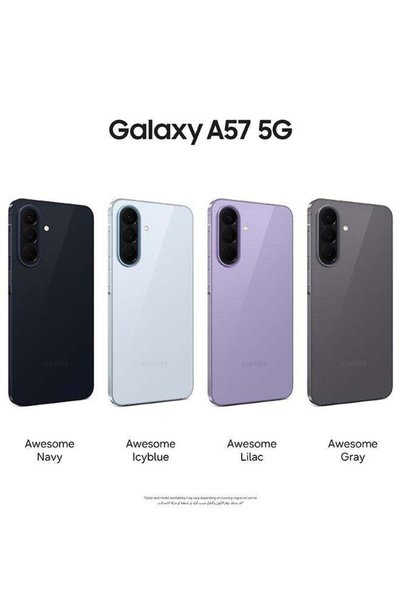 Samsung Galaxy A57 Dual SIM Awesome Gray 8GB RAM 256GB 5G - Middle East Version