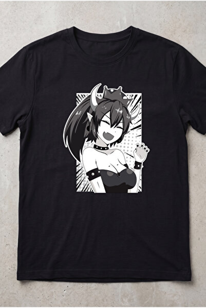 Silkensoul Bowsette Anime Waifu Custom Design Printed Standard Fit Unisex T-S...