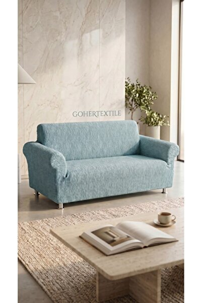 gohertextile Ağaç Kabuğu Deseni Esnek Üç Kişilik (3 Kişilik) Koltuk Kılıfı - ...