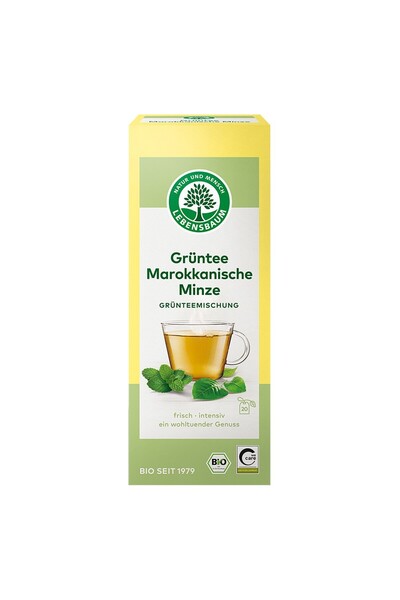 Lebensbaum Ceai verde cu menta Marocana 20 plicuri,