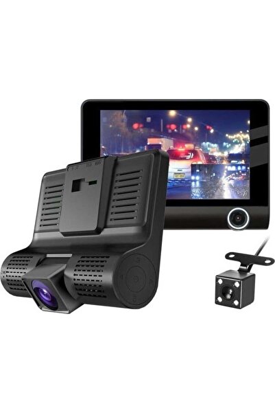 ACP Σετ κάμερας DVR αυτοκινήτου 1080P με οθόνη 4 ιντσών για παρμπρίζ, με αυτο...