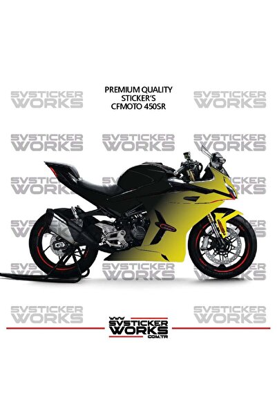 ARONA Cfmoto 450Sr Fairing Sticker Double Color Engine Fairing Model Ready Ki...
