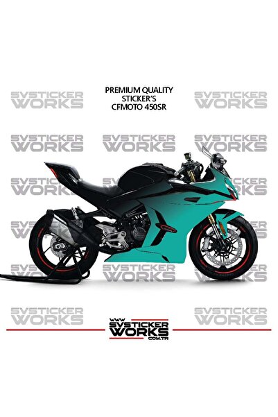 ARONA Cfmoto 450Sr Fairing Sticker Double Color Engine Fairing Model Ready Ki...