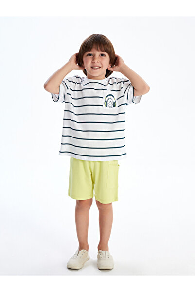 LC Waikiki I Striped Boys' T-Shirt and Shorts 2-Pack from Freezen Store