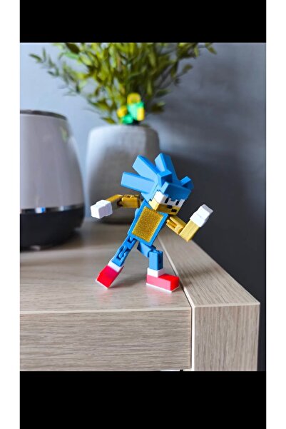 Go Sonic the hedgedog kirpi sonic lego minecraft hareket ettirilebilir figür ...
