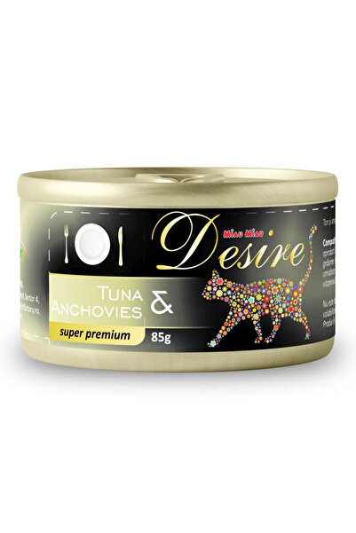 Desire Hrană umedă pentru pisici adulte File de ton și anșoa în jeleu 85g
