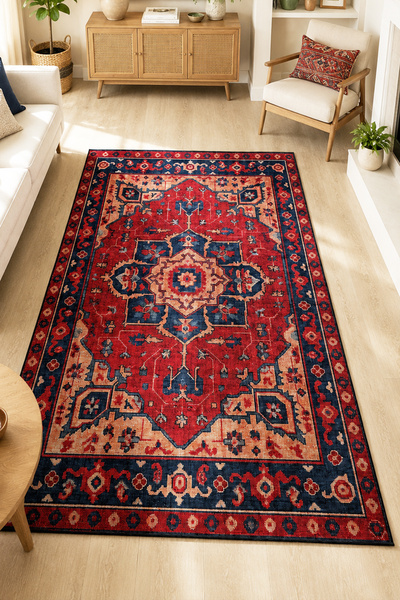 Chilai Home Nuer Makinede Yıkanabilir Kaymaz Taban Leke Tutmaz Dijital Salon ...