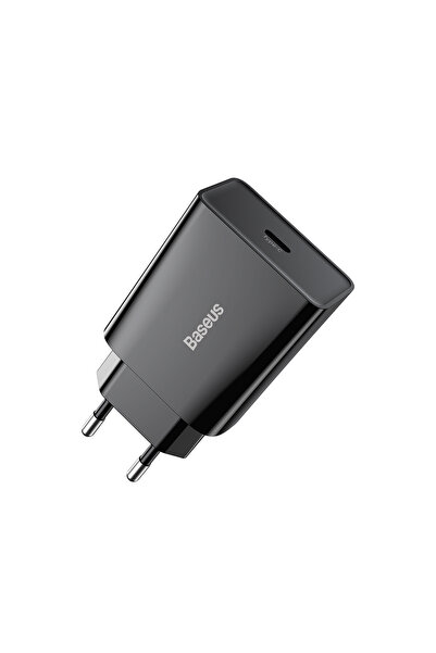 Baseus Спийд Мини 20W USB-C бързо зарядно устройство, черно