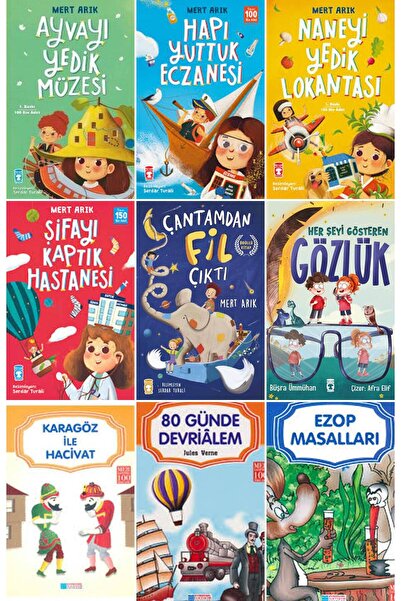 Timaş Çocuk 1,2,SINIF OKUMA SETİ Ayvayı Yedik Müzesi Hapı Yuttuk Eczanesi Nan...