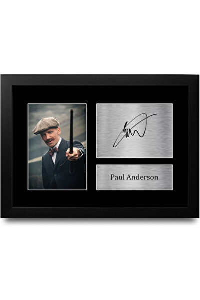 HWC Trading FR Paul Anderson Gift A4 Printed Autograph FRAMED Peaky Blinders ...