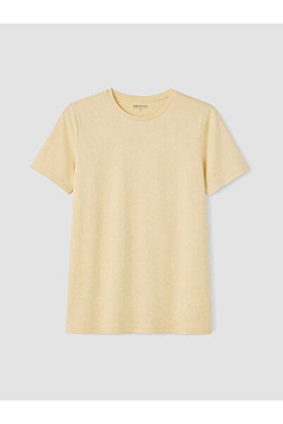 LC Waikiki   Beige Crew Neck Women's T-Shirt