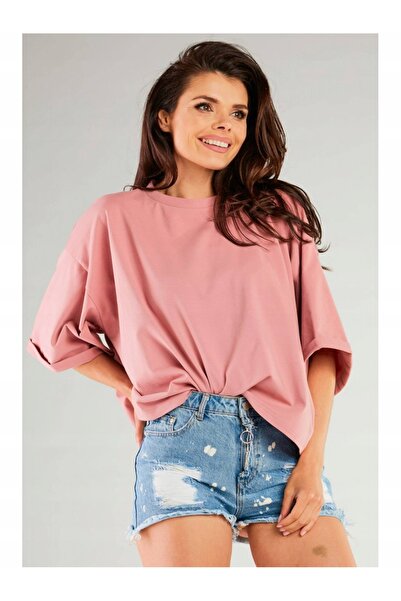 Infinite You Bluza Dama, InfiniteYou, Bumbac/Lycra, Roz, One Size