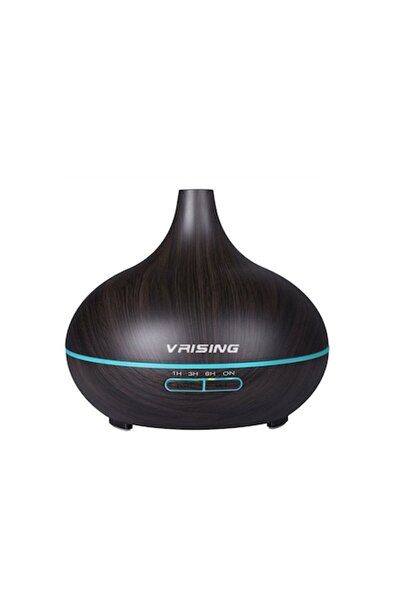 Vrising Difuzor de aromaterapie cu ultrasunete cu lumină LED în 7 culori V-Ri...