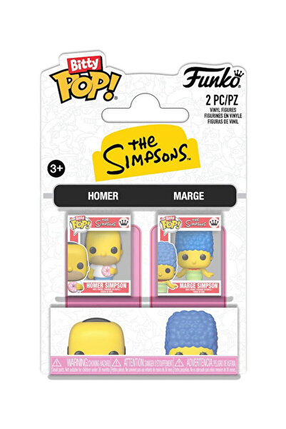 Funko Μπιτι Ποπ! Κινούμενα Σχέδια: Οι Σίμπσονς - Χόμερ & Μαρτζ - Σετ 2 τεμαχίων