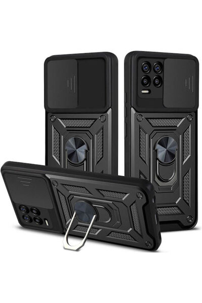 Other Bodycell Armor Slide Back Cover Πλαστικό Μαύρο (Realme 8/8 Pro) Κωδικός...