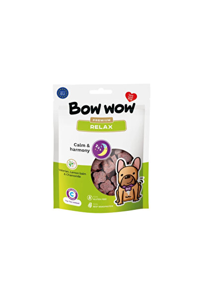 Bow Wow Relax Ηρεμιστικές Λιχουδιές Σκύλου με Βοδινό 60 γρ.