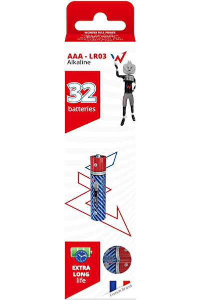 Wonder Αλκαλικές Μπαταρίες AAA 1.5V 32 τεμάχια