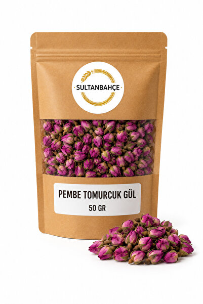 sultanbahçe Pink Dried Rose Buds 50 g - Natural Herbal Tea, Cake Decoration, ...