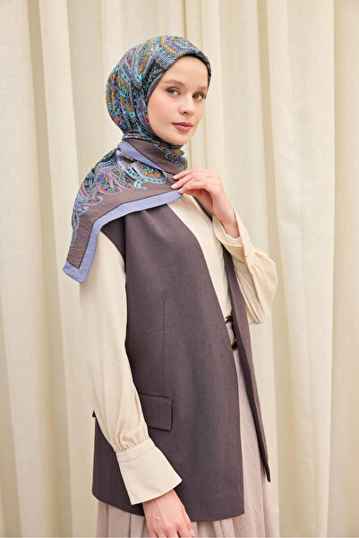 Silk Home Lorena - Velora Ethnic Series Scarf - Dark Mink, Lilac, Purple, Bab...