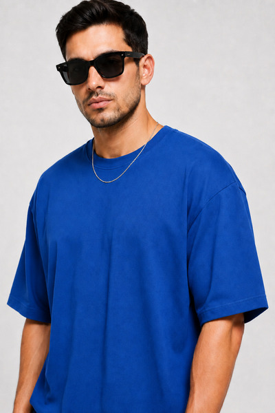 Moda Minimo Unisex Oversize T-shirt Ανδρικό T-shirt για ενήλικες Βασικό T-shi...