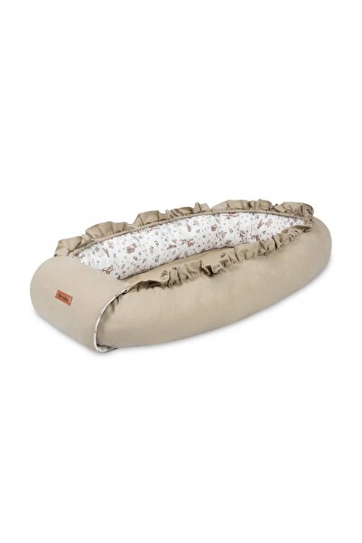 Sensillo Babynest pentru nou nascut Forest Beige 80x45 cm cu doua fete,materi...