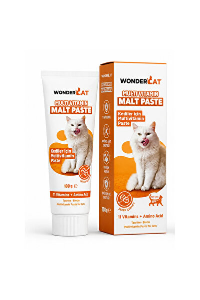 WonderCAT Multivitamin Malt Kedi Macunu 100 gr