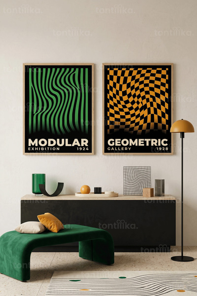 Tontilika Σετ ζωγραφικής Dynamic Geometry με 2 ξύλινα πλαίσια