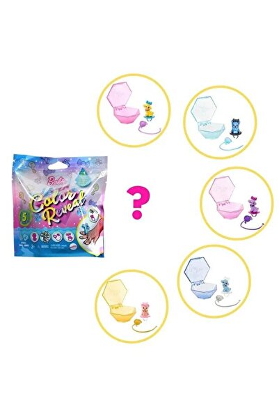 mattel Set Color Reveal Sparkling Sürpriz Animal Figures series 1 GTT10