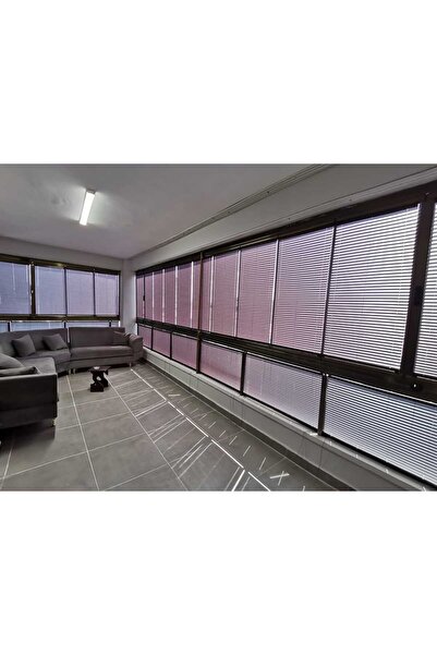 zamaneplise Plise Perde Premium Cam Balkon Isı Yalıtım Leke Tutmaz Katlanır P...