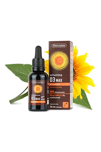 SKOCZYLAS Vitamina D3 Max 4000 UI Krople 30ml