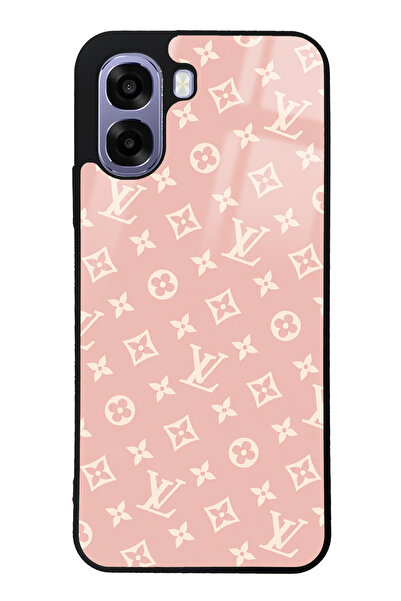 Spoyi Oppo A6T Pink LV Tasarımlı Glossy Telefon Kılıfı