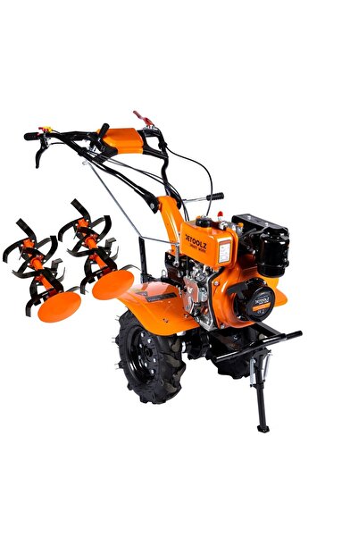 DETOOLZ Cultivator cu motor 7 CP, 280 cmc, diesel, 4 timpi, 3 viteze, pornire...