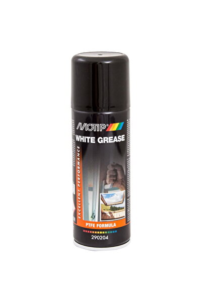 Motip Spray lubrifiant pe baza de vaselina cu PTFE White Grease, 200ml