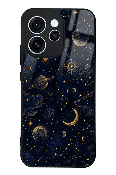Spoyi Oppo Reno 15 Pro Celestial Night Tasarımlı Glossy Telefon Kılıfı