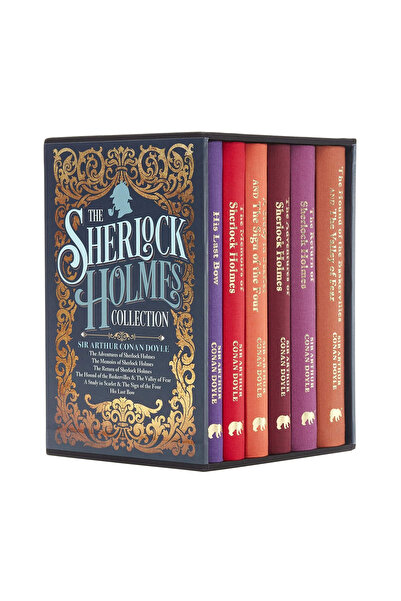 pçs Sherlock Holmes Deluxe Hardback Collection Arthur Conan Doyle 6 Books Box...