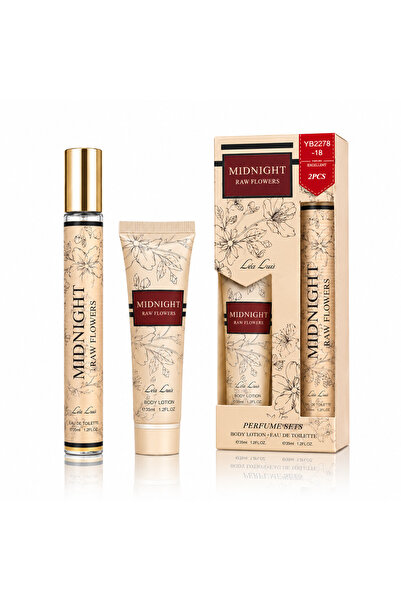 Lea Luis Set cadou pentru femei MIDNIGHT RAW FLOWERS, Apă de toaletă 35 ml + ...