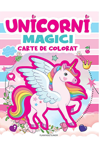 Editura Flamingo GD Carte de colorat cu unicorni magici, Editura Flamingo