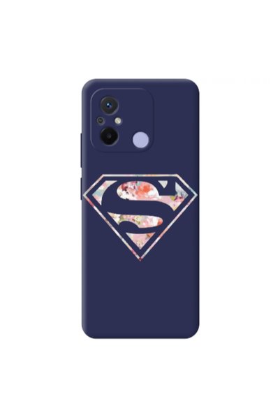 Other Xiaomi Redmi 12C Superman logo Dark blue Colored Silicone TPU Θήκη