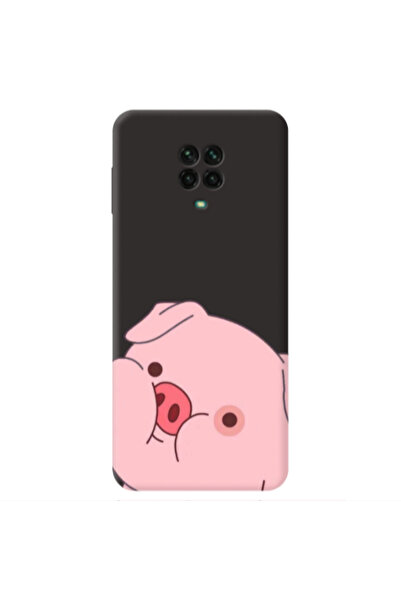 Other Xiaomi Redmi Note 9 Pro Piggy 2 Black Colored Silicone TPU Θήκη
