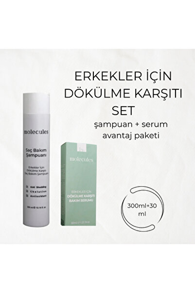 DOA KOZMETİK Erkekler İçin Dökülme Karşıtı Saç Bakım Seti – Şampuan 300 ml & ...