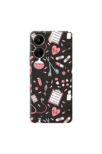 Other Xiaomi Redmi 13C Laboratory Black Colored Silicone TPU Θήκη