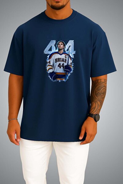 Bahriyeli Collection Oversize Off Campus Graham 44 Chest Printed Unisex T-Shirt