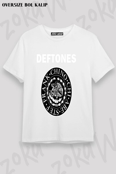 ZOKAWEAR Μπλουζάκι Unisex Loose Fit Deftones v2 με στάμπα