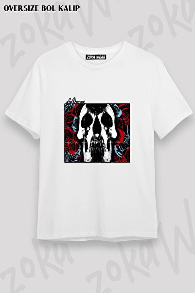 ZOKAWEAR Μπλουζάκι Unisex Loose Fit Deftones v6 με στάμπα