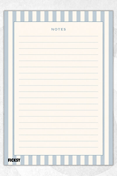 Ficksy A5 Notepad Lined Notebook - 50 Sheets - Memopad - Notepad - Notepad - ...