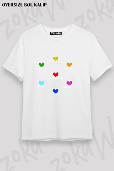ZOKAWEAR تي شيرت مطبوع للجنسين من نوع Undertale Sans v12