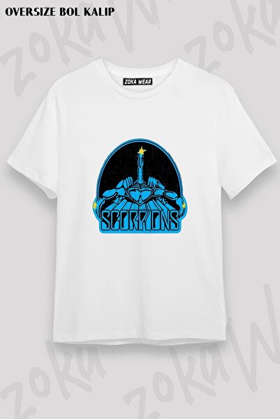 ZOKAWEAR Unisex široka majica sa printom Scorpions v9