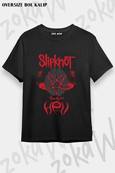 ZOKAWEAR Unisex široka majica sa printom Slipknot v36