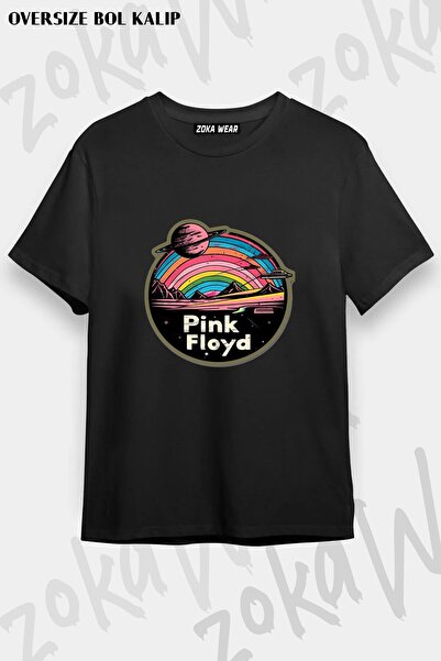 ZOKAWEAR Μπλουζάκι Unisex Loose Fit με στάμπα Pink Floyd v17