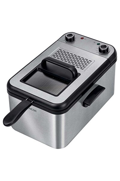 Sencor Friteuză din oțel inoxidabil de 3.2L, 2200W, cu temperatură reglabilă
